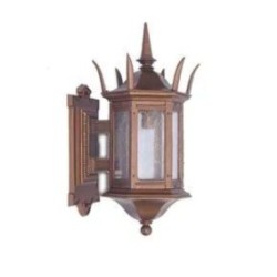 P-164 WALL LANTERN w Spikes