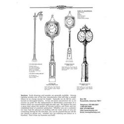 Four Faced Street Clock