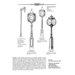 Four Faced Street Clock